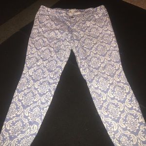 Floral Forever 21 Plus Skinny Jeans Sz. 18