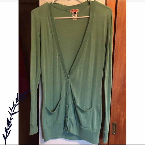 Mint Green Cardigan
