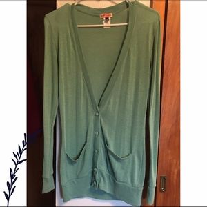 Mint Green Cardigan