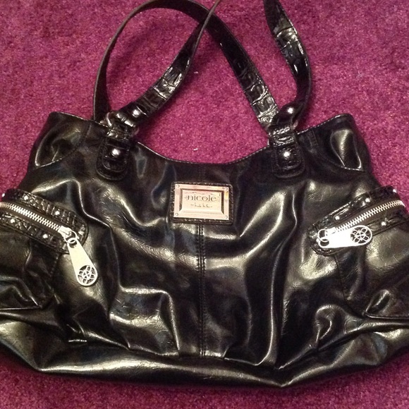 Nicole Miller Black Purse