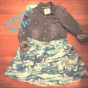 Preppy Sail Skirt