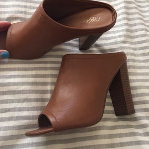 Merona Shoes - Target Tan Slip On Mules Merona Shoes - Target Tan Slip On Mules