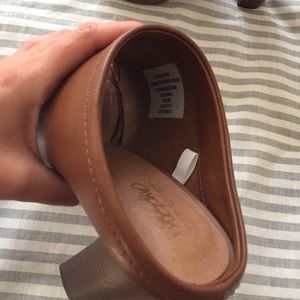Merona Shoes - Target Tan Slip On Mules Merona Shoes - Target Tan Slip On Mules