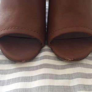 Merona Shoes - Target Tan Slip On Mules Merona Shoes - Target Tan Slip On Mules