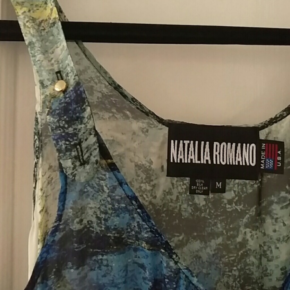 Natalia Romano pattern silk top - Picture 4 of 4