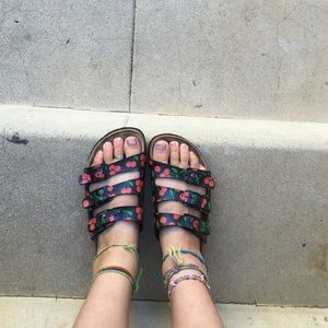 BIRKENSTOCKS IN CHERRY PRINT!