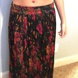 Coachella style full length skirt