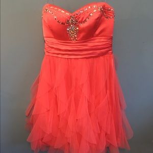 Special Occasion Coral Dress