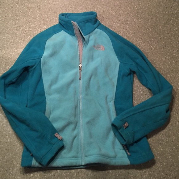 Blue north face jacket