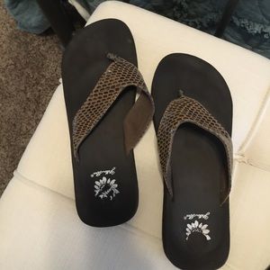 Brown Yellowbox Flip Flops
