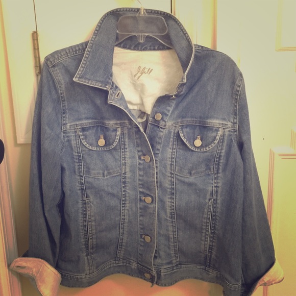 J. Jill Jackets & Blazers - SOLD J. Jill denim jean jacket Medium