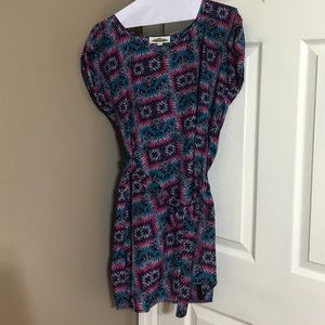 Aztec patterned dress
