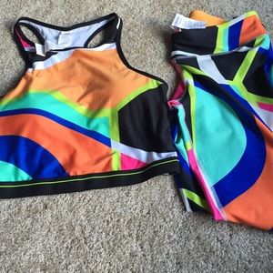 Fabletics Other - Fabletics Capri & Crop Top workout pair Fabletics Other - Fabletics Capri & Crop Top workout pair