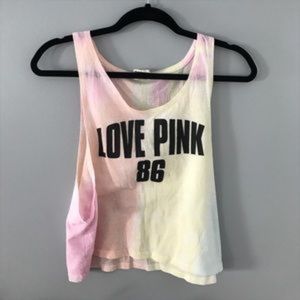 VS PINK Tie-Dye Crop Tank