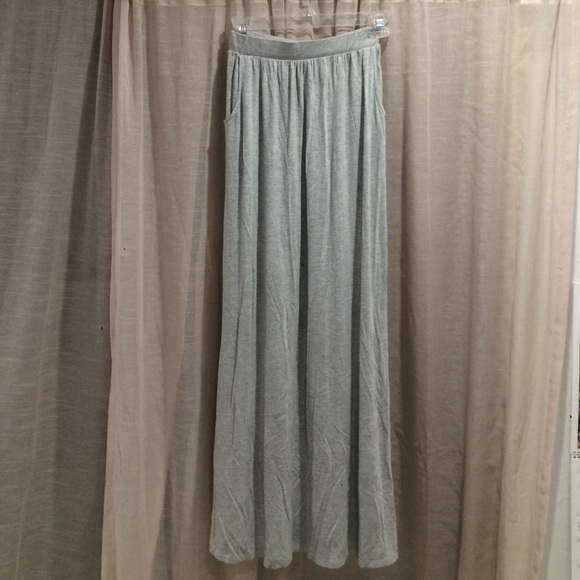 Grey maxi skirt - brand new!