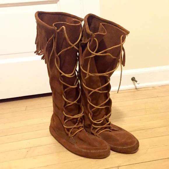 Tall Minnetonka Fringe Boot