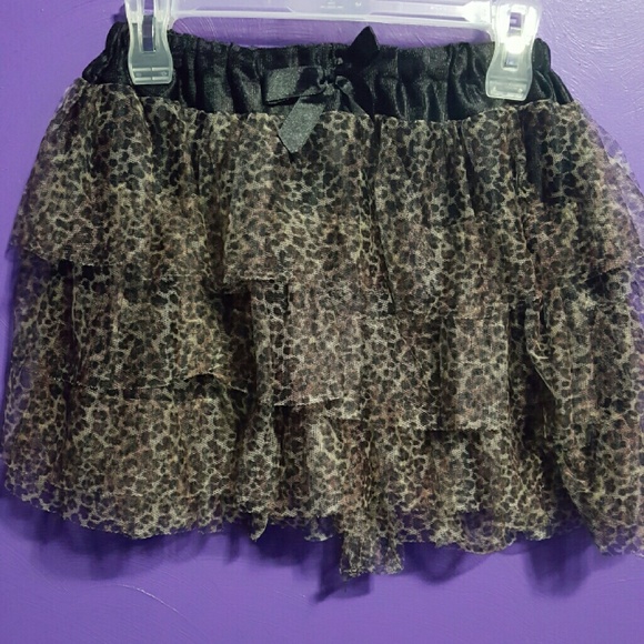 Cheetah print tutu skirt