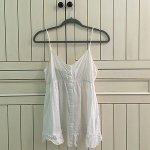 Cute white tank top