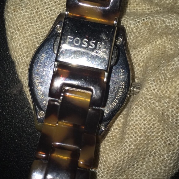 Cheetah print Fossil watch - Picture 3 of 4