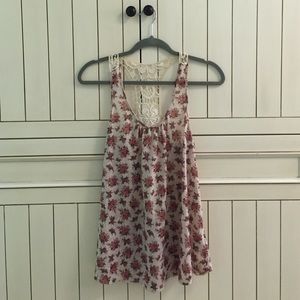 Floral tank top