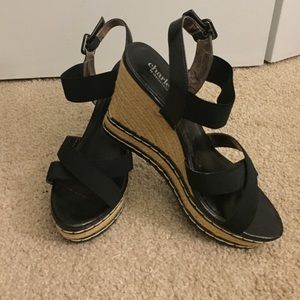 Super comfy and elegant Charles David wedges!