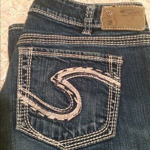 Silver Suki Jeans size 33 X 33 boot cut