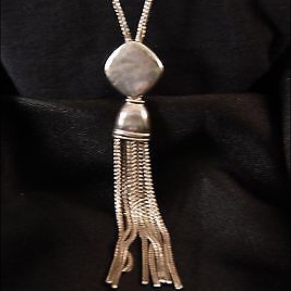 Silpada sterling tassel necklace