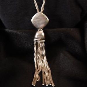 Silpada sterling tassel necklace
