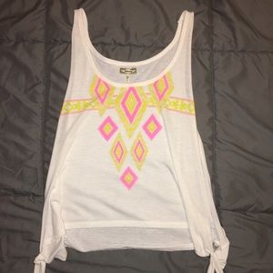 tank top with tribal pattern