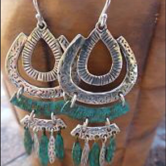 Silpada patina earrings