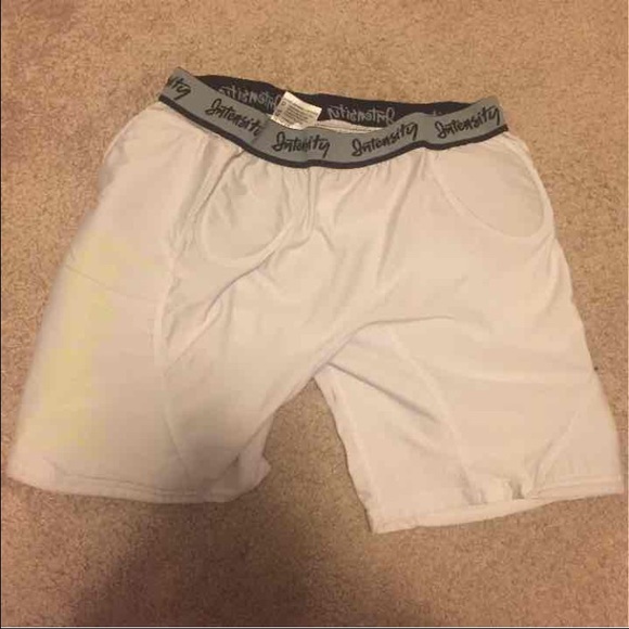 Intensity White Softball Shorts