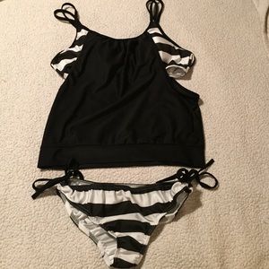 Two piece swim suit