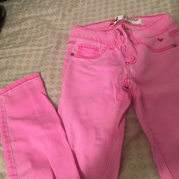 Pink skinny jeans - Picture 1 of 2