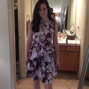Floral cocktail dress