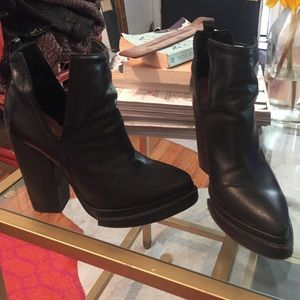 Jeffrey Campbell Who's Next Leather Bootie
