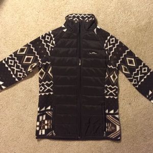 Lauren Ralph Lauren brown printed fleece