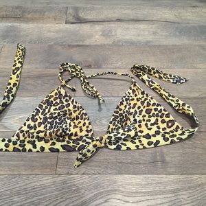 Victoria's Secret Leopard Bikini Top