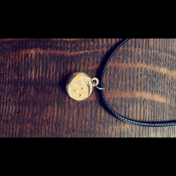 Moon and stars choker