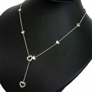 Tiffany heart lariat necklace