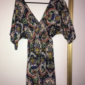 Very cute multi colored sun dress