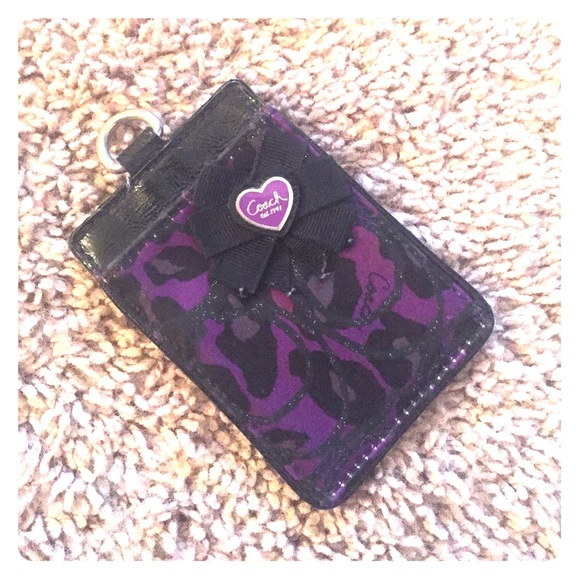 Coach card/ID holder