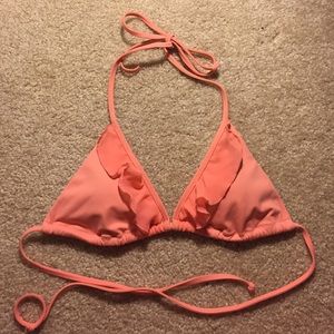Victoria's Secret ruffle string bikini top
