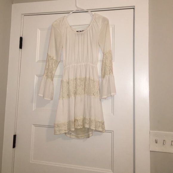 Mink pink lace dress