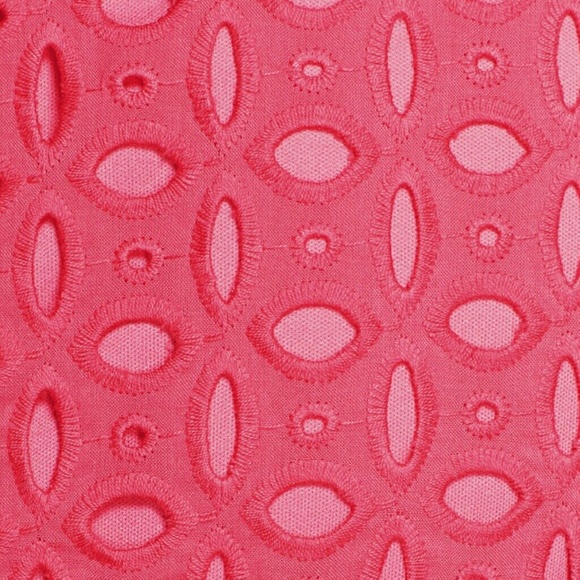 SOLD Ellen Tracy Cotton Eyelet Fit & Flare Dress - Picture 4 of 4