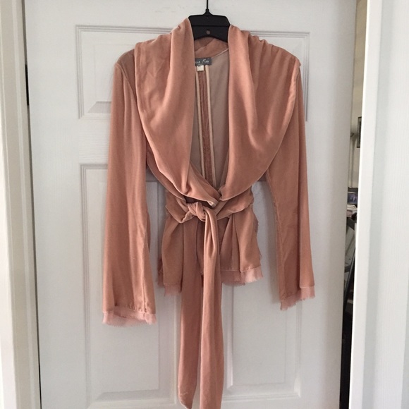 silk velvet wrap blazer bought in London