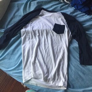 3/4 baseball t shirt