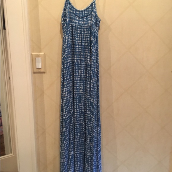 Blue and White Maxi Dress from Revolve - Picture 2 of 2