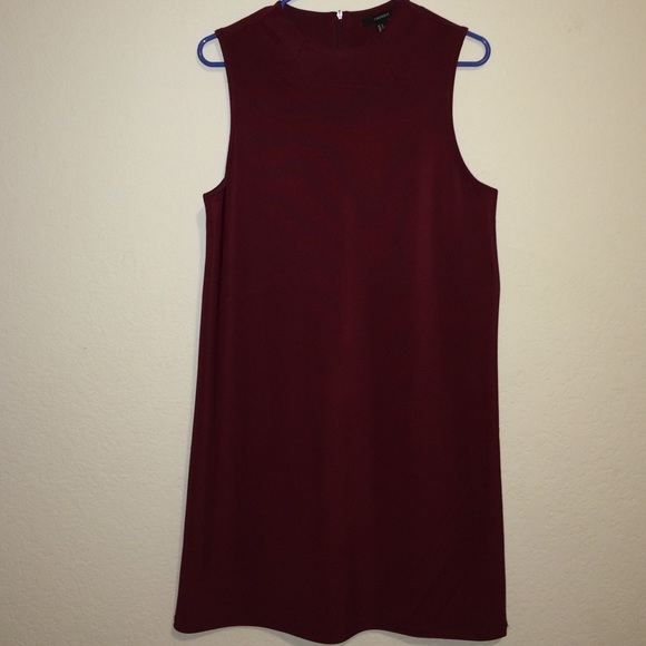 Burgundy Forever 21 Dress