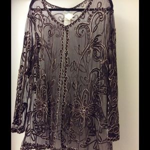 Dressy, see thru cover-up