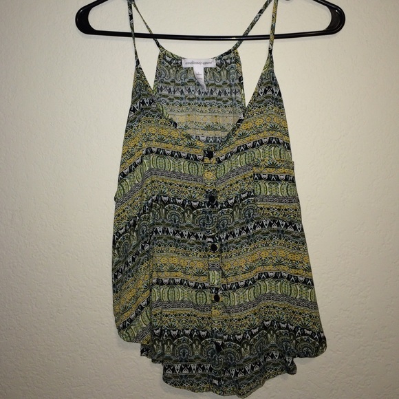 multi colored tank top